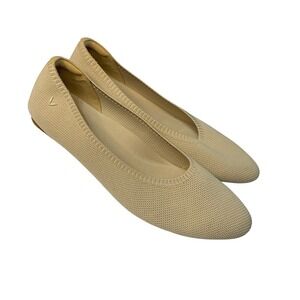 VIVAIA NWOT Aria Knit Ballet Flats Beige Women's Size 40.5(US 9-9.5)